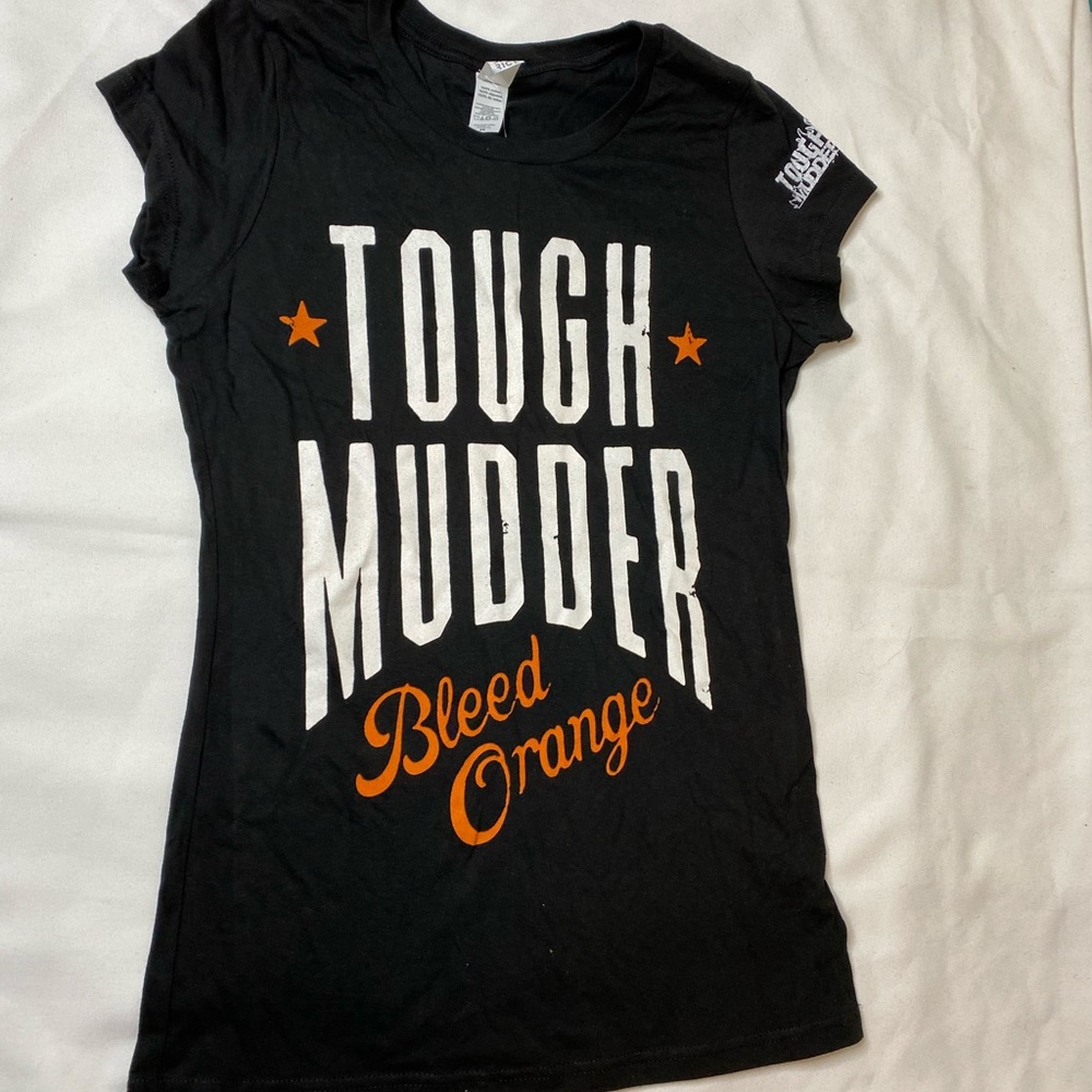 Women's Black & Orange t-shirt